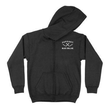 ZIP HOODY CRAZY - BLK