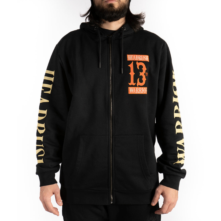 ZIP HOODY GREAT SPECTER - BLK