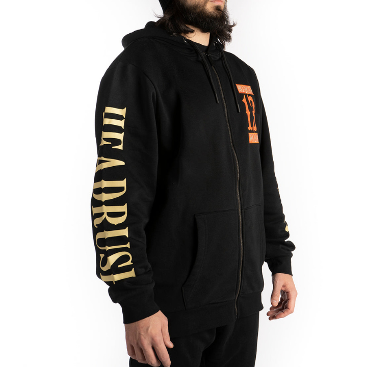 ZIP HOODY GREAT SPECTER - BLK