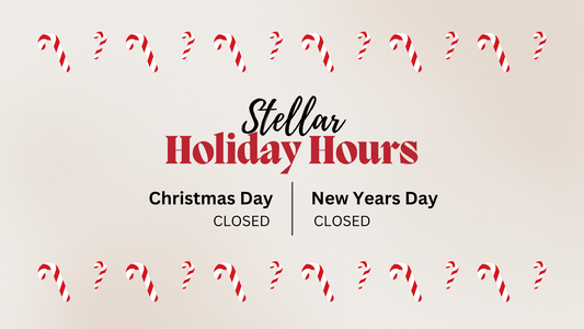 Stellar Gear Holiday Hours Are Here! 🎁✨