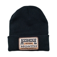 BEANIE ASSHOLE OF THE MONTH - BLK
