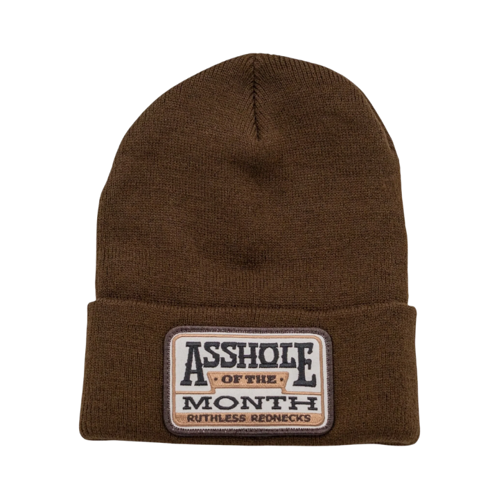 BEANIE ASSHOLE OF THE MONTH - BRN
