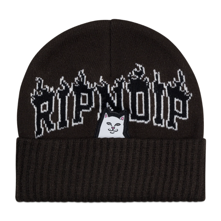 BEANIE FIRE SPIRIT - BLK