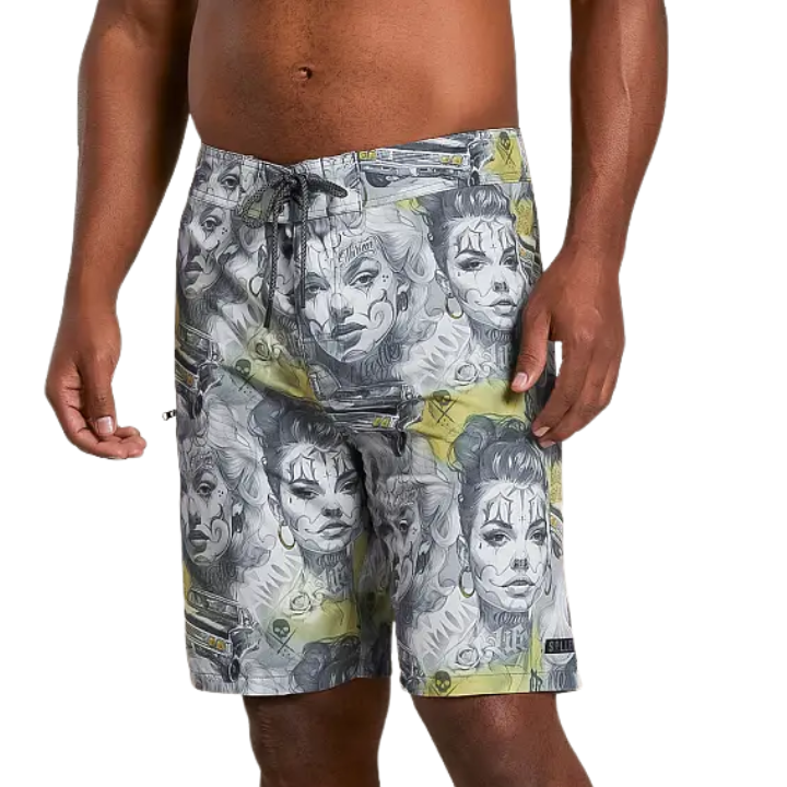 BOARDSHORT DOUBLES - BLK