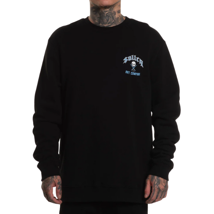 CREWNECK WALK THE WALK - BLK