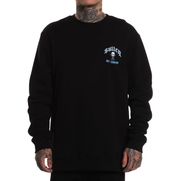 CREWNECK WALK THE WALK - BLK