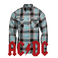 FLANNEL ACDC DIRTY DEEDS - BKBL