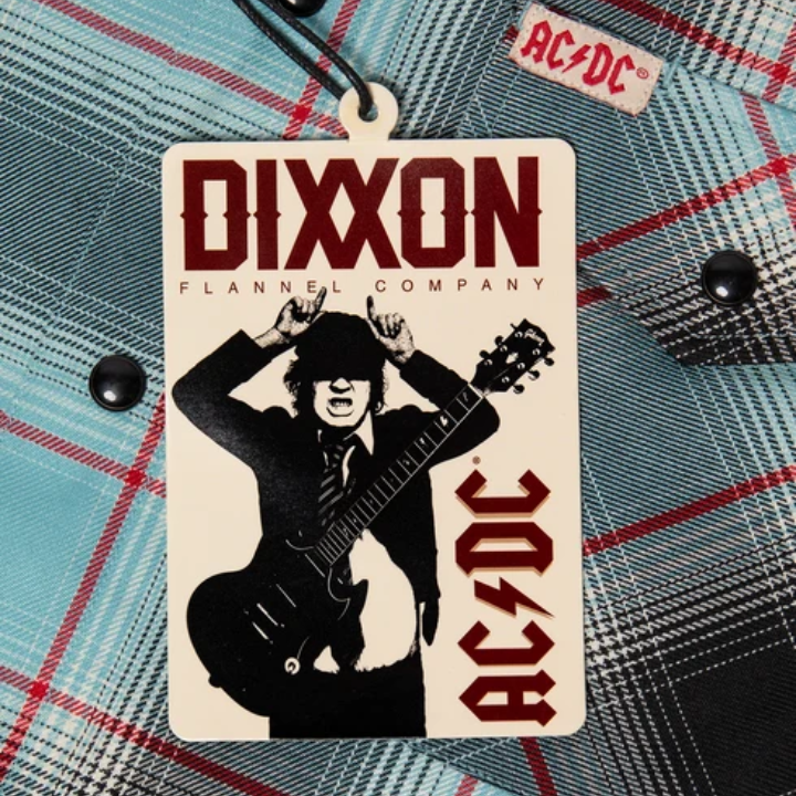 FLANNEL ACDC DIRTY DEEDS - BKBL