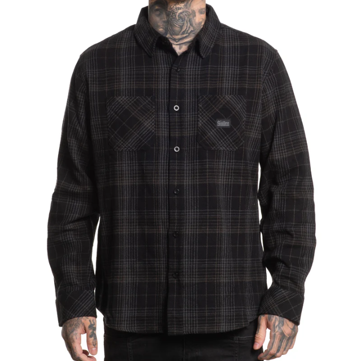 FLANNEL EAST LOS - BLK