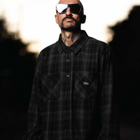 FLANNEL EAST LOS - BLK