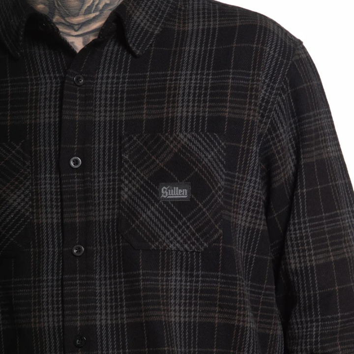 FLANNEL EAST LOS - BLK