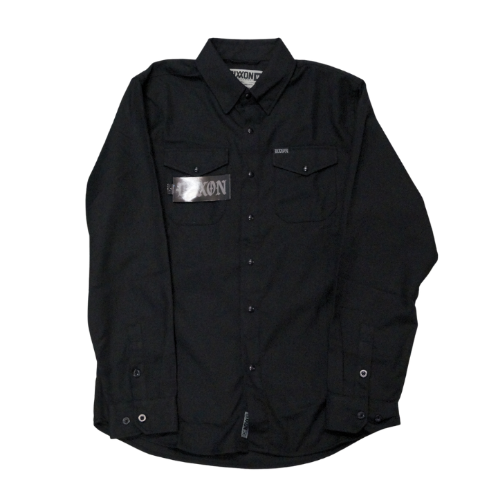 FLANNEL OUTLAW - BLK