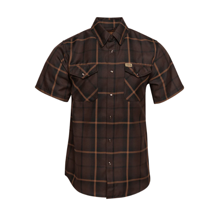 FLANNEL STOCKYARD SHORTIE - BRN