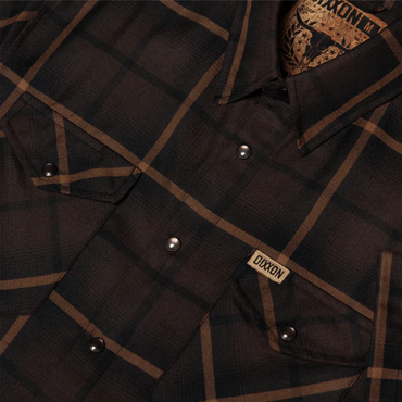 FLANNEL STOCKYARD SHORTIE - BRN