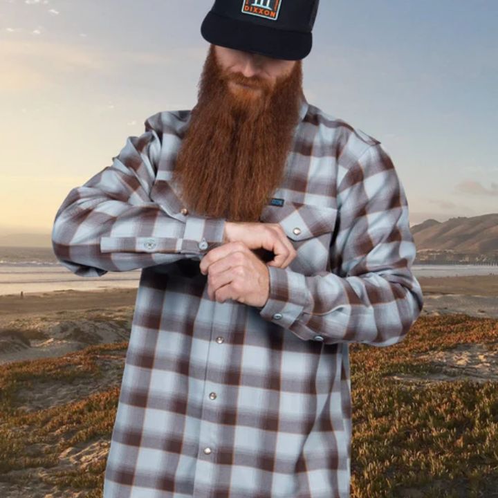 FLANNEL THE PISMO - BRNBL