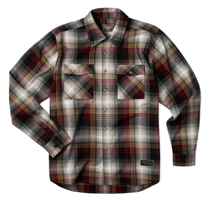 FLANNEL TRUE GRIT - BLK