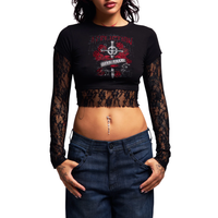 GIRLS 2FER STAINED GLASS - BLK