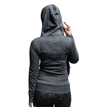 GIRLS HOODY COLLAPSE - BLK