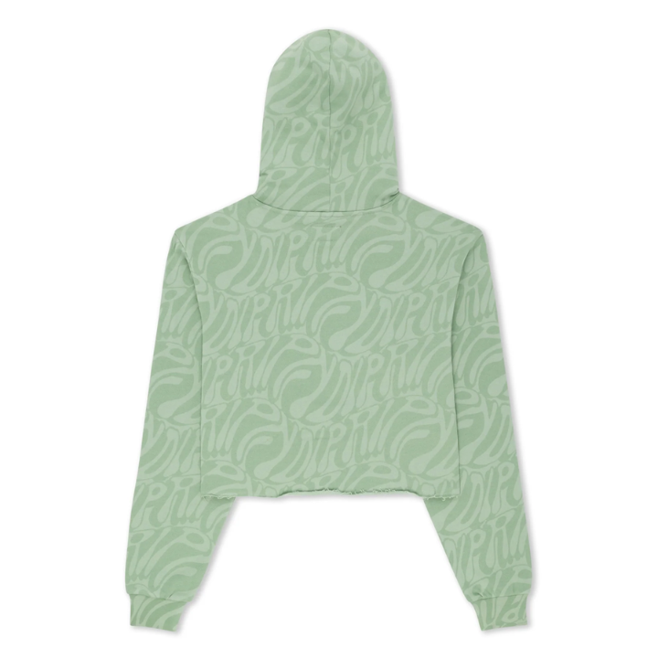 GIRLS HOODY CROP WILSHIRE - PINE