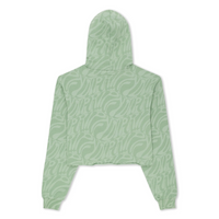 GIRLS HOODY CROP WILSHIRE - PINE