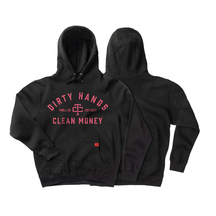 GIRLS HOODY DHCM - BLK