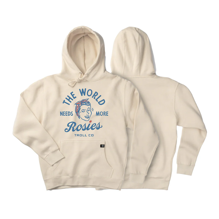 GIRLS HOODY RETRO ROSIE - SAND