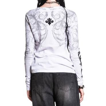 GIRLS L/S COMMISION - WHT