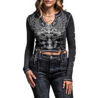 GIRLS L/S IRON SOUL - BLK