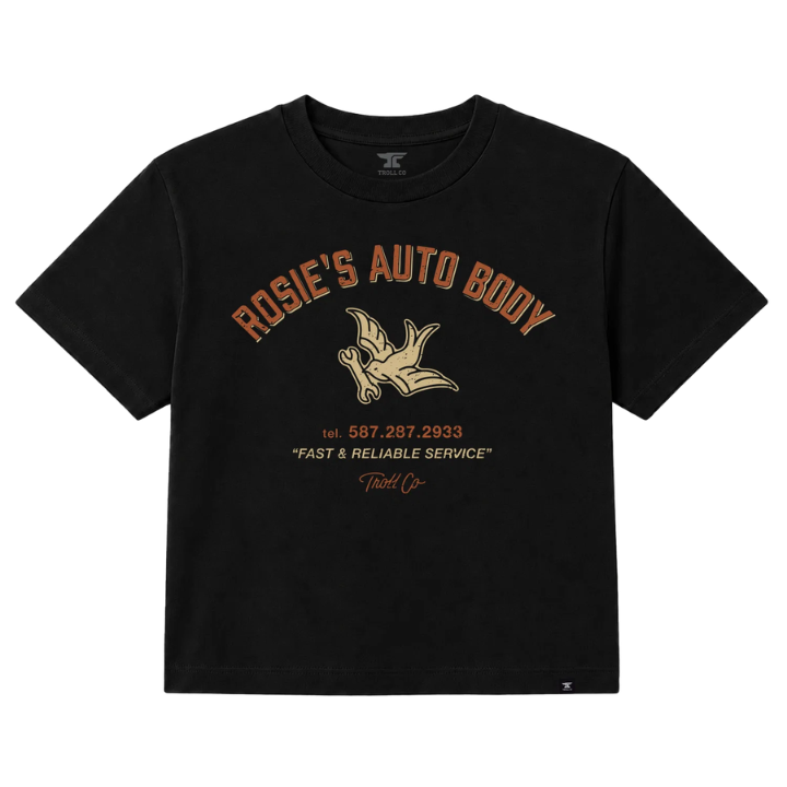 GIRLS ROSIE'S AUTO BODY - BLK