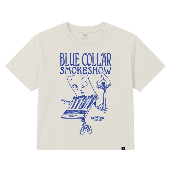 GIRLS S/S BC SMOKESHOW - BONE