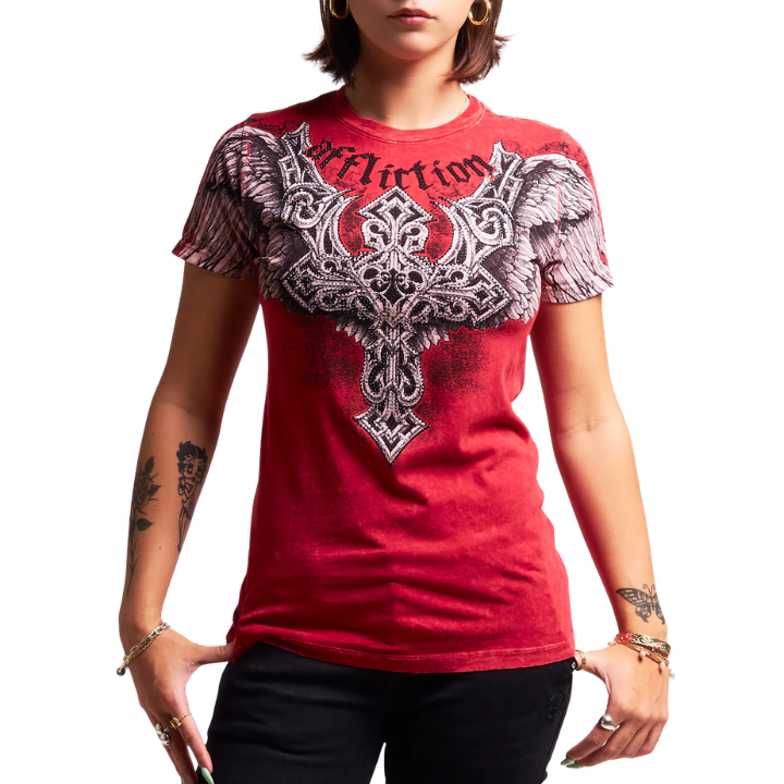 GIRLS S/S ETERNAL THRONE - RED