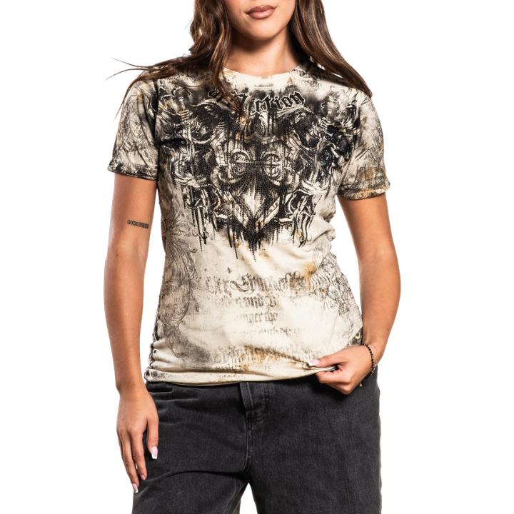 GIRLS S/S MISGUIDED - SAND