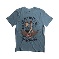 GIRLS S/S ROSIE - BLU