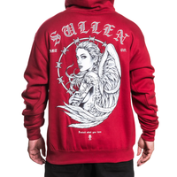 HOODY BARBWIRE ANGEL - RED