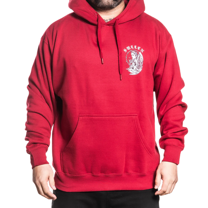 HOODY BARBWIRE ANGEL - RED