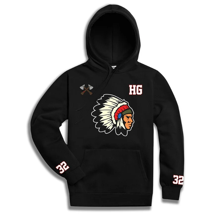 HOODY CHI TOWN - BLK