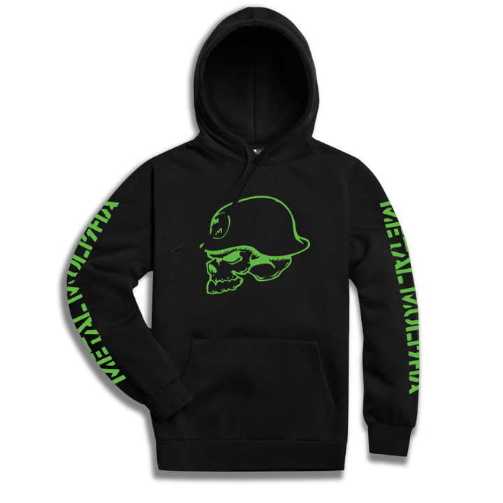 HOODY CORE LOGO - BKGRN