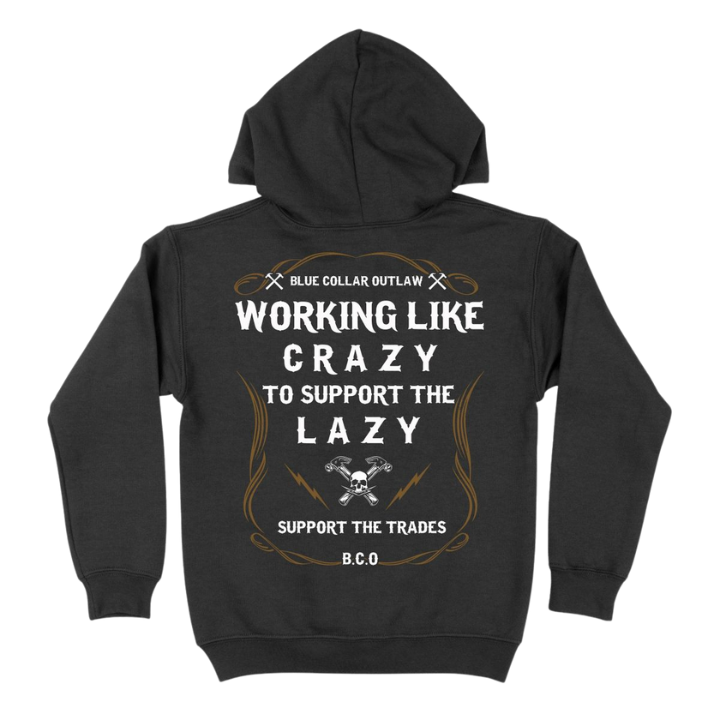HOODY CRAZY - BLK