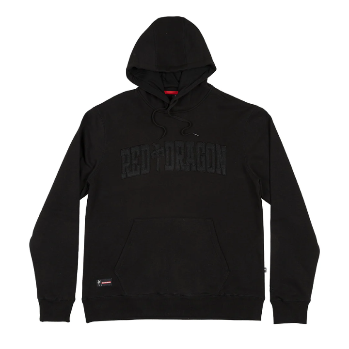 HOODY FELT DRAGON - BLK