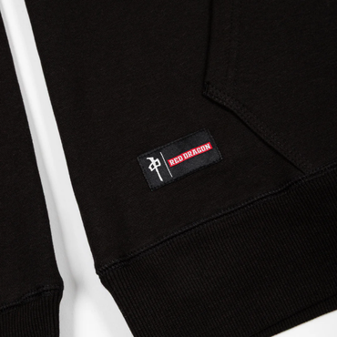 HOODY FELT DRAGON - BLK
