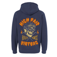 HOODY FIRED UP - NAVY