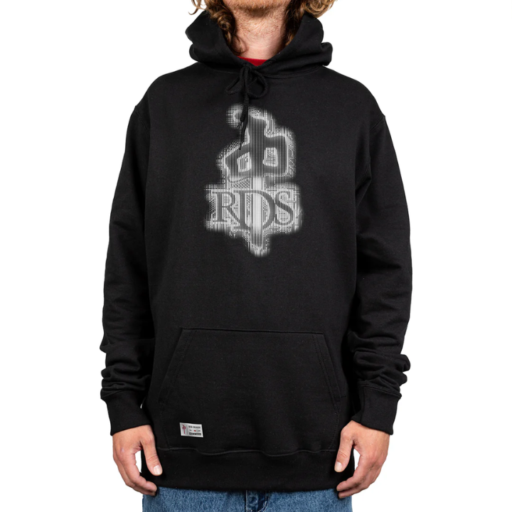 HOODY LIQUID CRYSTAL - BLK