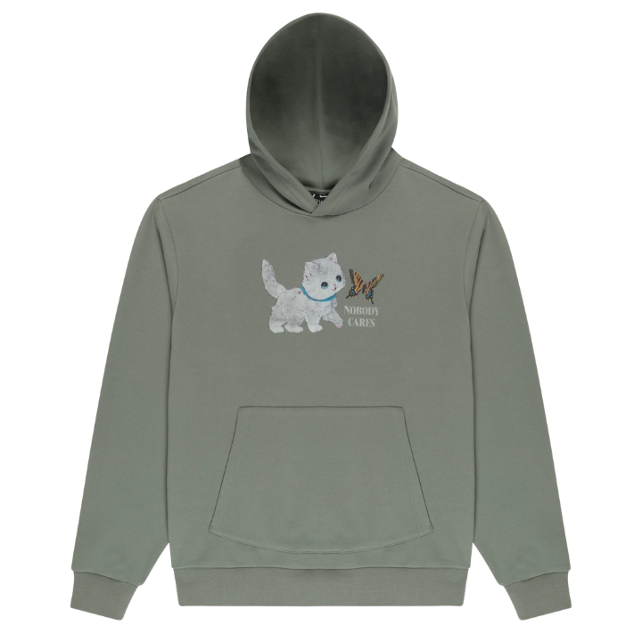 HOODY NOT EASY - SAGE