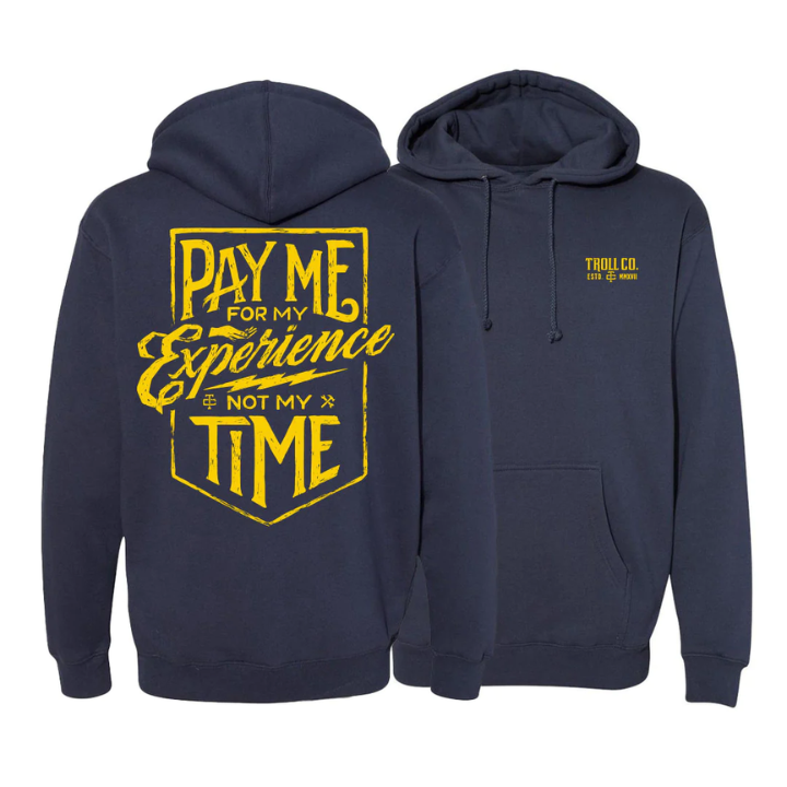 HOODY PAY ME - NVY