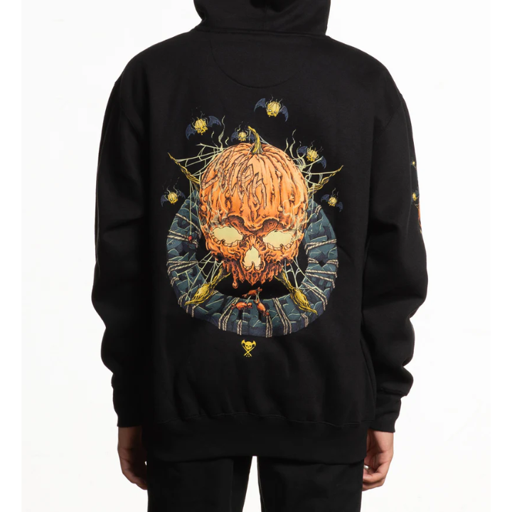 HOODY PUMKIN BADGE - BLK