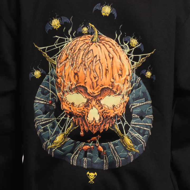 HOODY PUMKIN BADGE - BLK