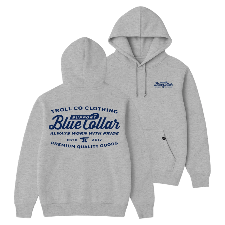 HOODY WORN PROUD - GRY