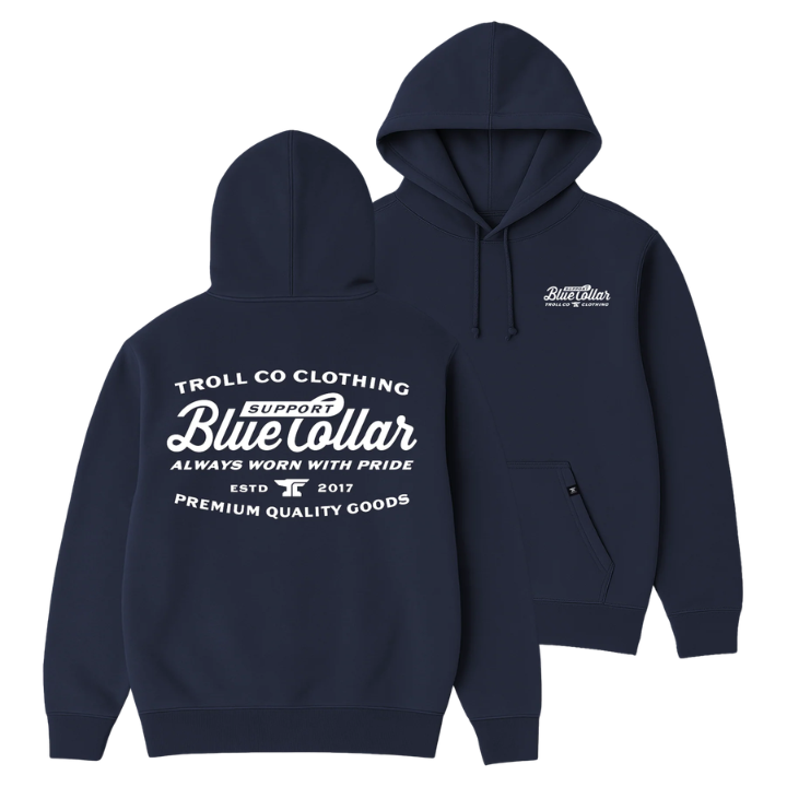 HOODY WORN PROUD - NAVY