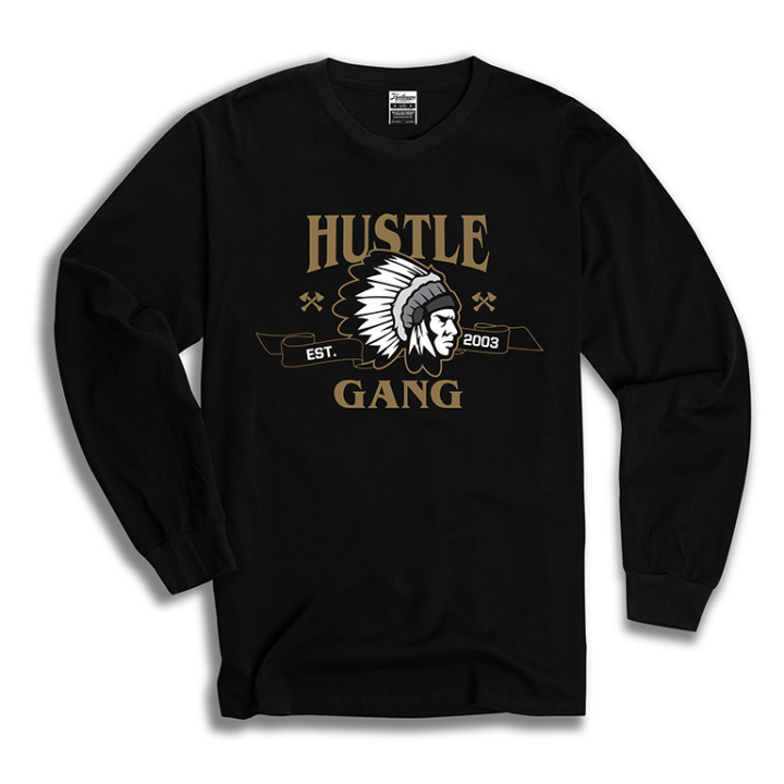 L/S BANNER - BLK