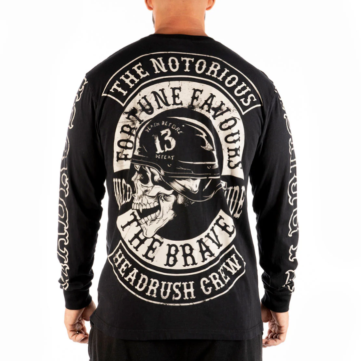 L/S RISE OF MACEDONE - BLK